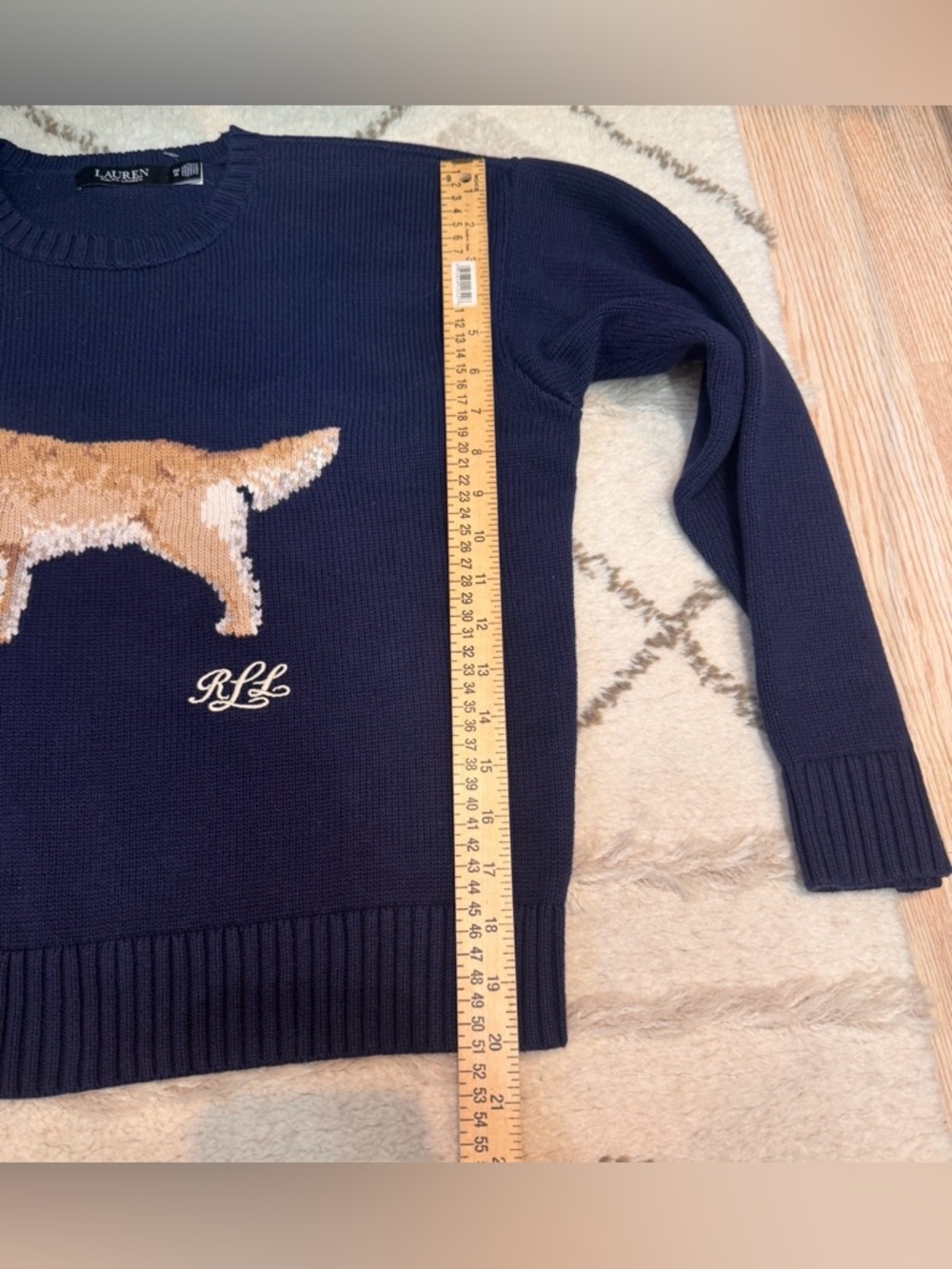 Lauren Ralph Lauren Cotton Dog Sweater - Picture 10 of 11